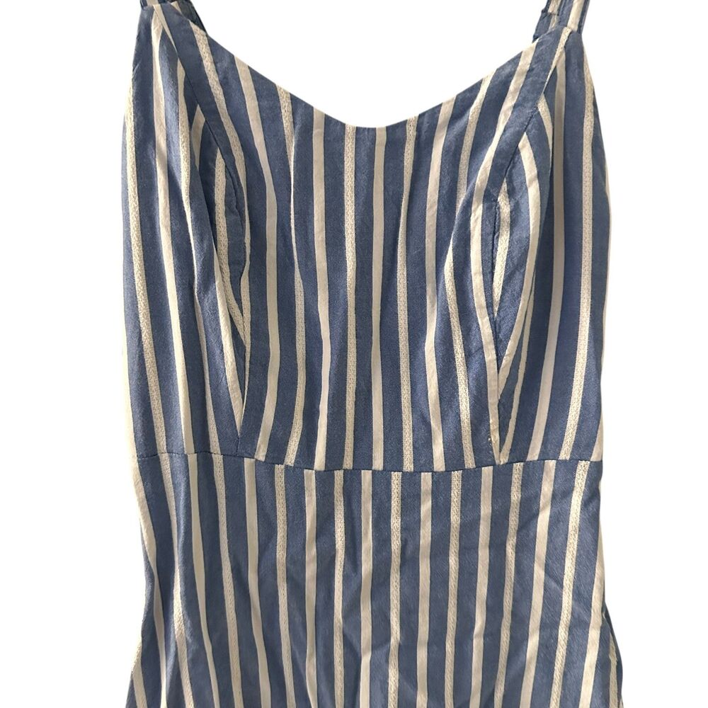 Old Navy Blue and White Striped Short V-Neck Tank Sun Dress Size XS - Picture 6 of 7